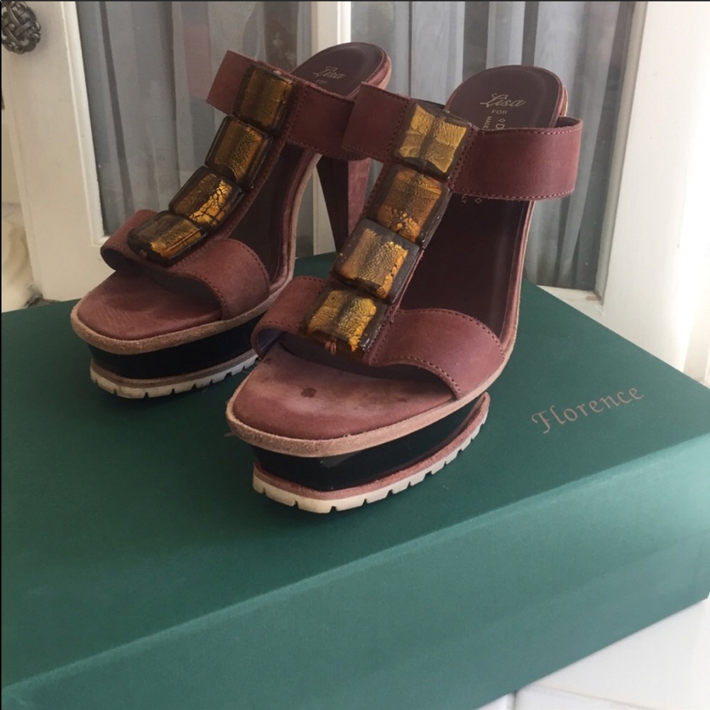 Lisa For Donald J Pliner Nubuck Slides - image 6